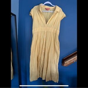 Yellow Gingham April Cornell Dress